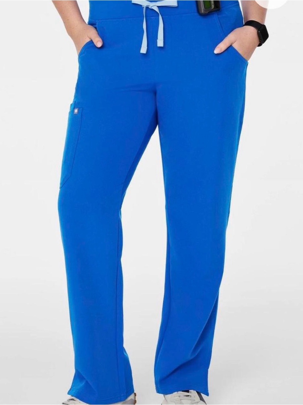 FIGS Women's Cobalt Blue Straight-Leg Scrub Pants